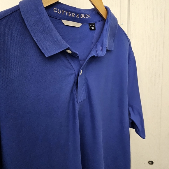 Cutter And Buck Blue  Short Sleeve Break Through Polo Size Men's XL - Picture 10 of 11